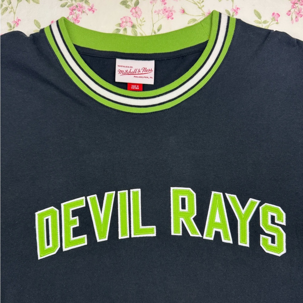 Devil Rays Nostalgia Co. Throwback Cotton Jersey … - image 2